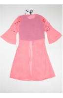 All Over Embroidery And Sequin Work Design Kids Dress (KR1261)